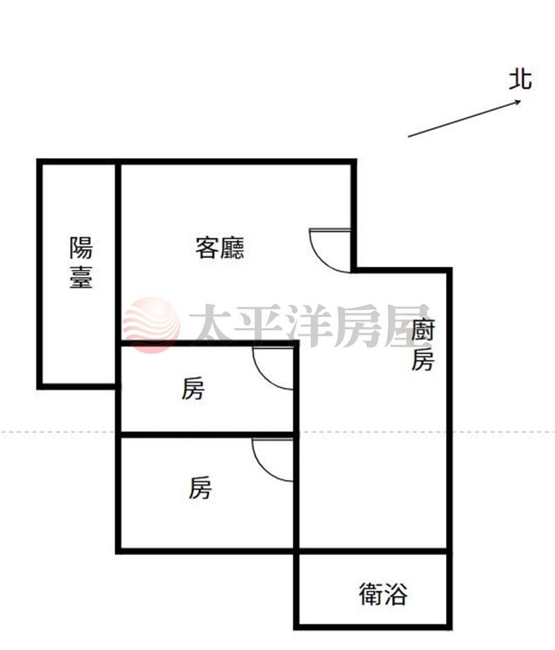 裕國2房大陽台大衛浴有平面車位 照片8