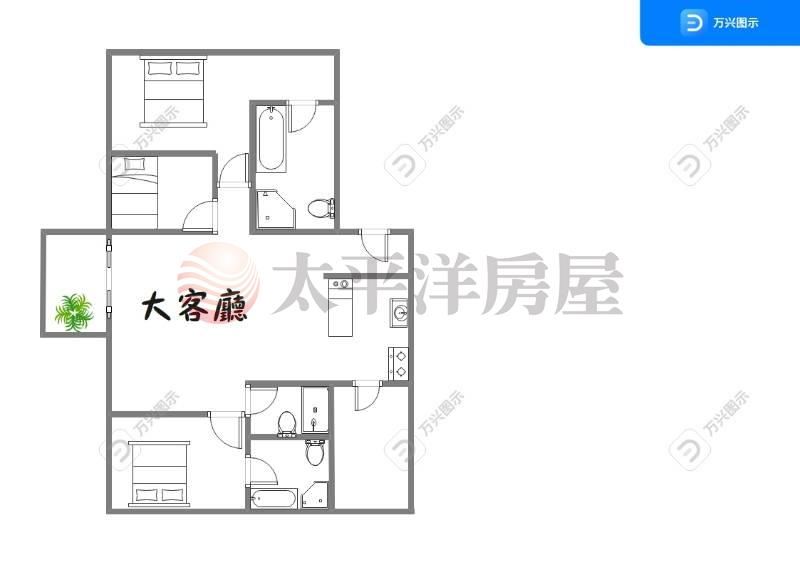 聯悦馨四房雙平車 照片8