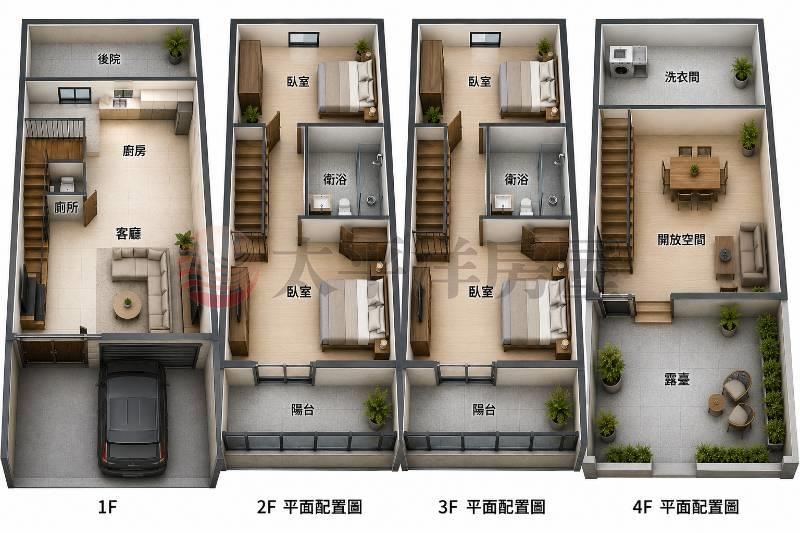 家樂福商圈好地段好生活透天 照片8