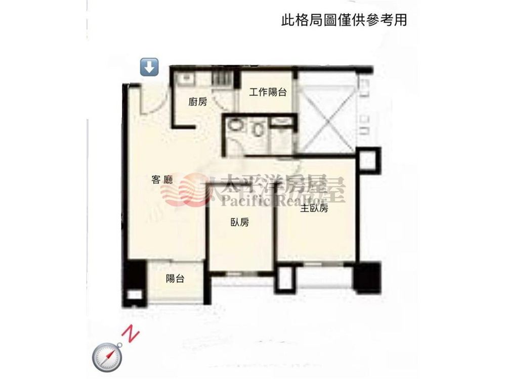 昌祐又一讚全新2房邊間戶 照片8