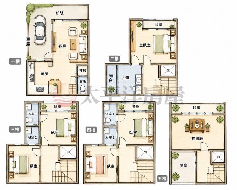 臨路大地坪角間電梯別墅 照片8