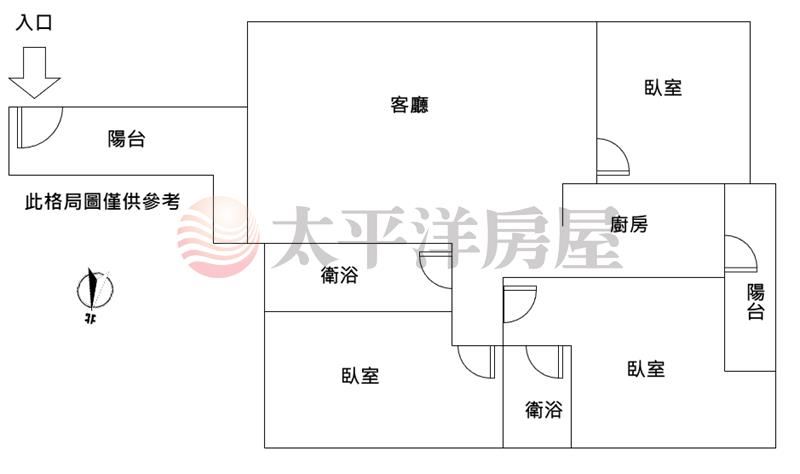 麗緻凱撒新光田高樓層低總價三房含車 照片8