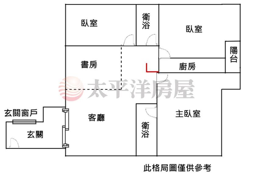 麗緻凱撒次頂樓精裝三房含車 照片8