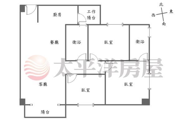 稀有朝南3房獨立平車戶 照片8