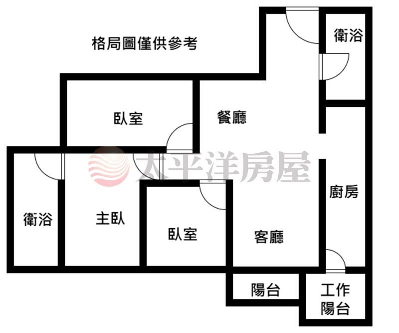 新橫濱大三房朝南平車戶 照片8