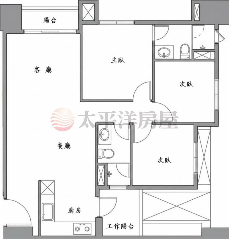 致富時上 面公園三房B1平車 照片8
