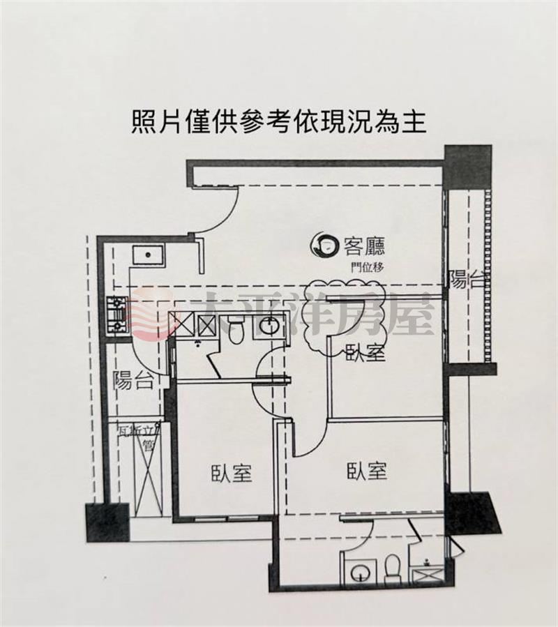 精裝高樓層三房平車 照片8