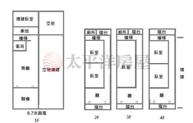 稀有釋出清水市中心大面寬店住 照片7