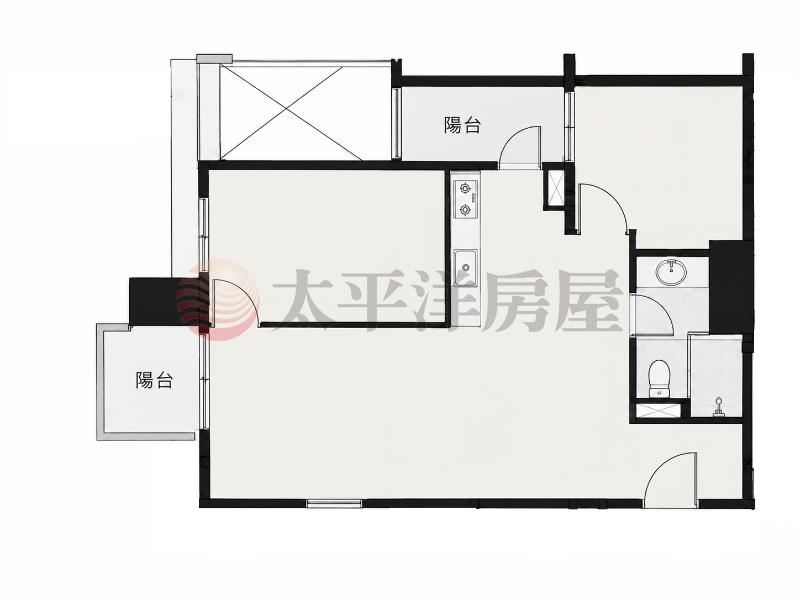 兩房的價格買三房的空間 照片8